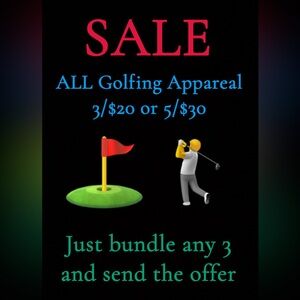 Golfing Apparel Bundle Offer